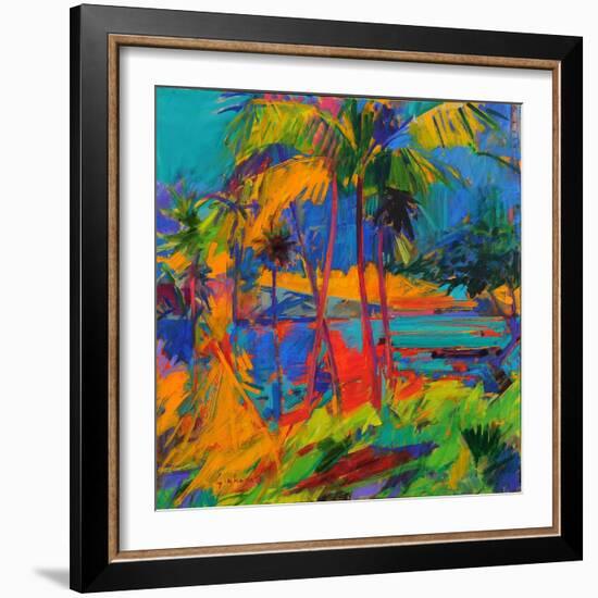 Hawaii Optical, 2024 (Oil on Canvas)-Peter Graham-Framed Giclee Print