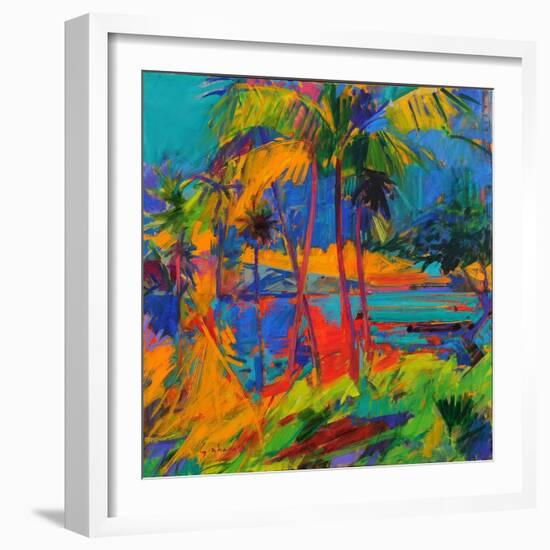 Hawaii Optical, 2024 (Oil on Canvas)-Peter Graham-Framed Giclee Print