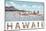 Hawaii, Outrigger at Diamond Head-null-Mounted Art Print