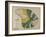 Hawaii - Panoramic Lanai Island Map-Lantern Press-Framed Art Print