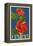 Hawaii - Red Hibiscus Flower-Lantern Press-Framed Stretched Canvas