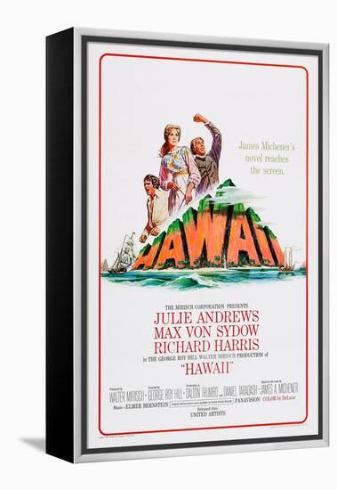 Hawaii, Richard Harris, Julie Andrews, Max Von Sydow, 1966-null-Framed Stretched Canvas
