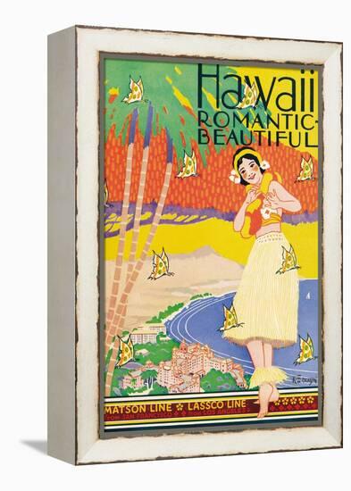 Hawaii, Romantic and Beautiful-Kerne Erickson-Framed Stretched Canvas