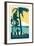 Hawaii Travel Poster-Michael Jon Watt-Framed Giclee Print