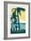 Hawaii Travel Poster-Michael Jon Watt-Framed Giclee Print