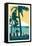 Hawaii Travel Poster-Michael Jon Watt-Framed Premier Image Canvas