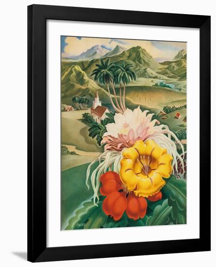 Hawaii USA, 1942 Hawaii Tourist Bureau booklet-null-Framed Giclee Print