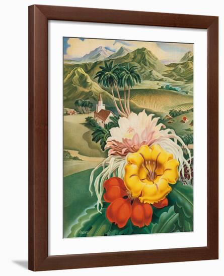 Hawaii USA, 1942 Hawaii Tourist Bureau booklet-null-Framed Giclee Print