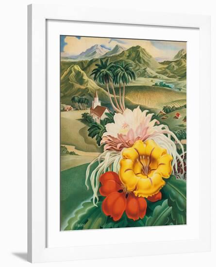 Hawaii USA, 1942 Hawaii Tourist Bureau booklet-null-Framed Giclee Print