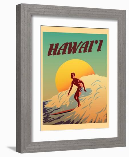 Hawaii-Diego Patino-Framed Art Print