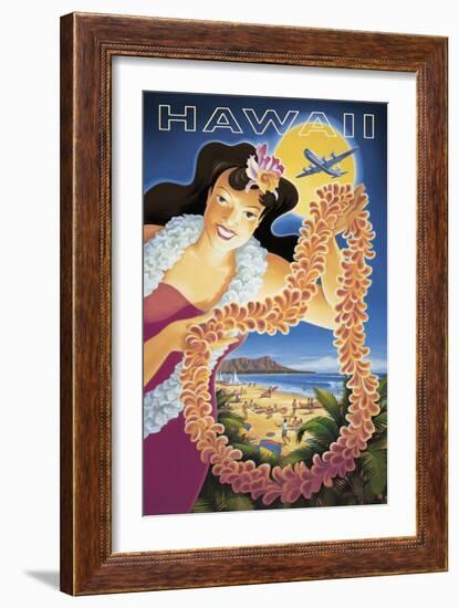 Hawaii-Kerne Erickson-Framed Art Print