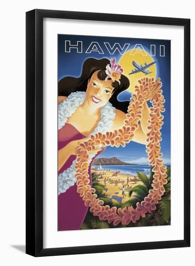 Hawaii-Kerne Erickson-Framed Art Print