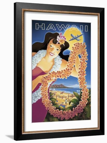 Hawaii-Kerne Erickson-Framed Art Print