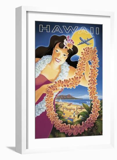 Hawaii-Kerne Erickson-Framed Art Print