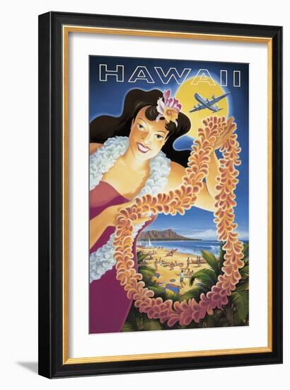 Hawaii-Kerne Erickson-Framed Art Print