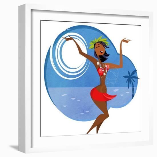 Hawaii-Marish-Framed Art Print