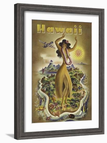 Hawaii-Joseph Feher-Framed Art Print