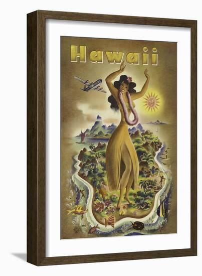 Hawaii-Joseph Feher-Framed Art Print