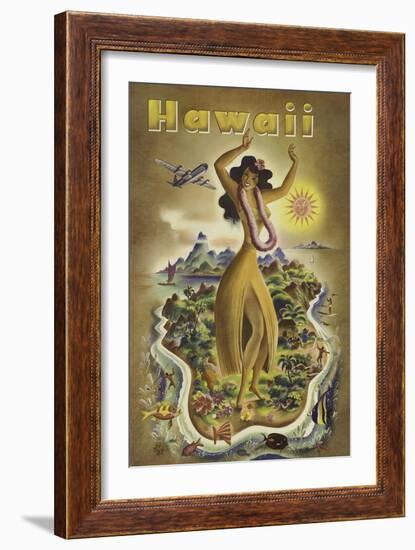 Hawaii-Joseph Feher-Framed Art Print