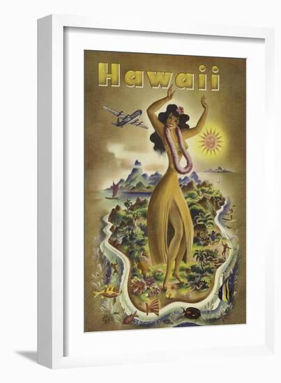 Hawaii-Joseph Feher-Framed Art Print