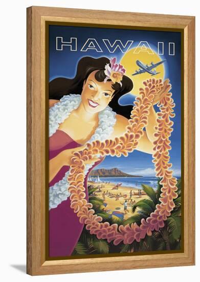 Hawaii-Kerne Erickson-Framed Stretched Canvas