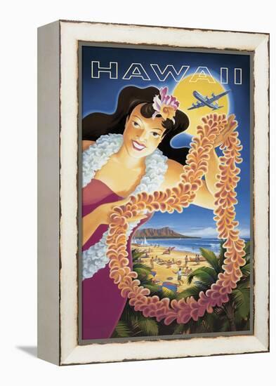 Hawaii-Kerne Erickson-Framed Stretched Canvas