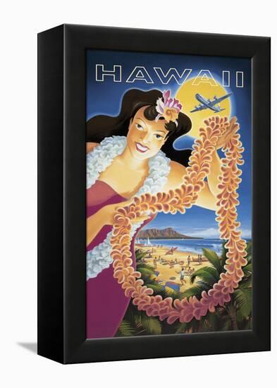 Hawaii-Kerne Erickson-Framed Stretched Canvas