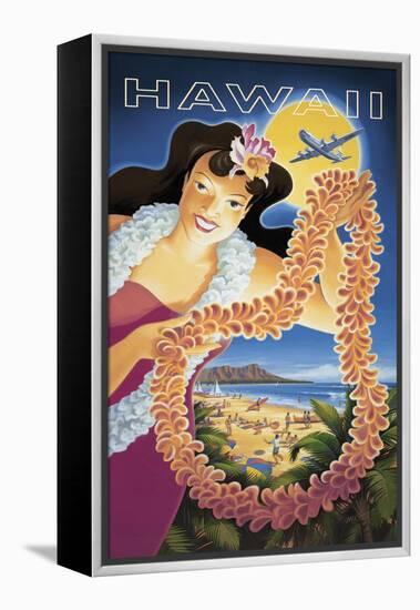 Hawaii-Kerne Erickson-Framed Stretched Canvas