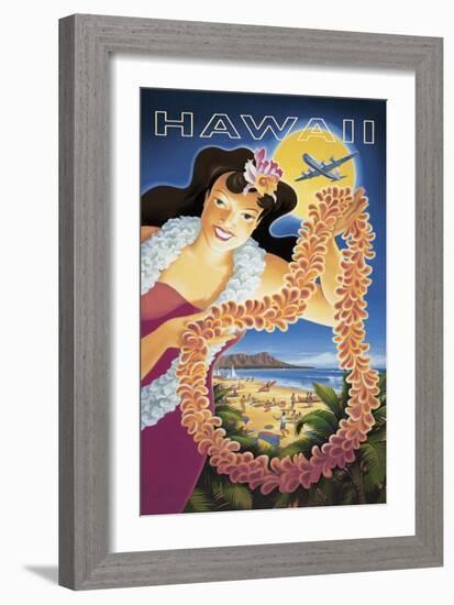 Hawaii-Kerne Erickson-Framed Art Print