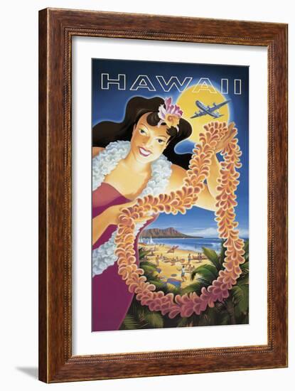 Hawaii-Kerne Erickson-Framed Art Print