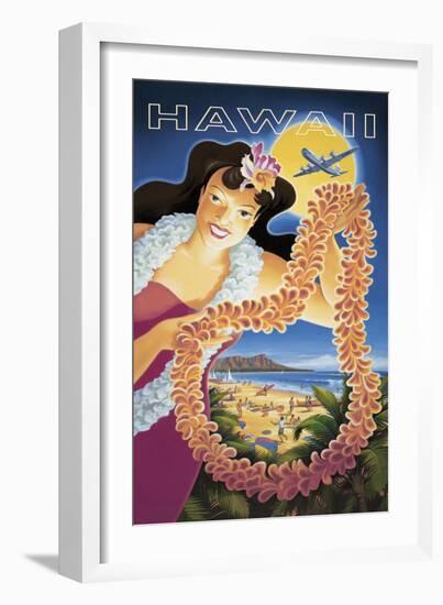 Hawaii-Kerne Erickson-Framed Art Print