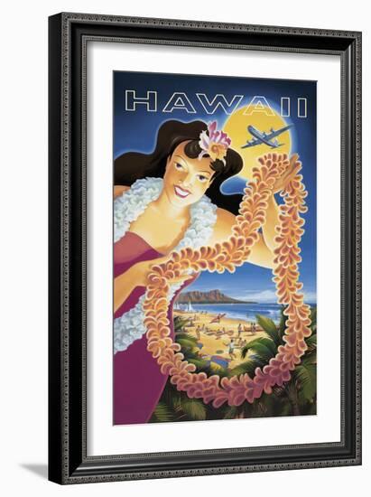 Hawaii-Kerne Erickson-Framed Art Print