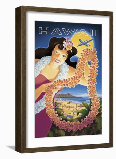 Hawaii-Kerne Erickson-Framed Premium Giclee Print