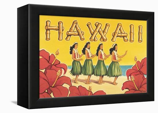 Hawaii-Kerne Erickson-Framed Stretched Canvas