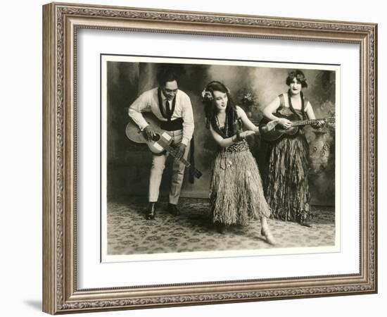 Hawaiian Band-null-Framed Art Print