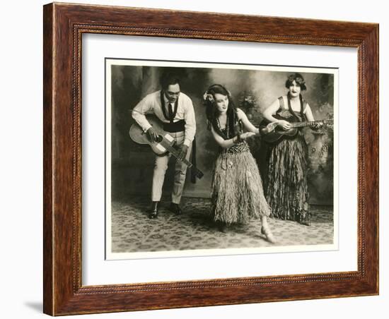 Hawaiian Band-null-Framed Art Print