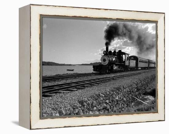 Hawaiian Essay, Train-William C^ Shrout-Framed Premier Image Canvas