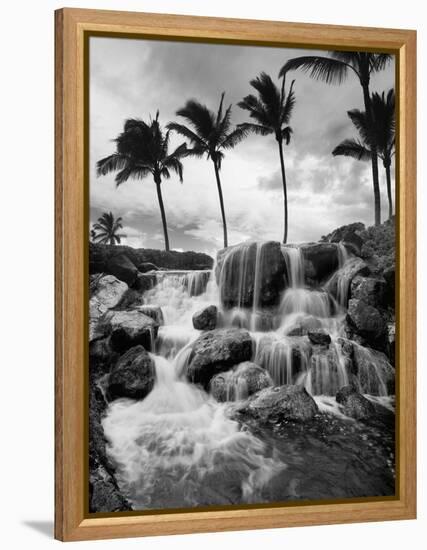Hawaiian Falls, Big Island-Monte Nagler-Framed Premier Image Canvas