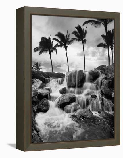 Hawaiian Falls, Big Island-Monte Nagler-Framed Premier Image Canvas