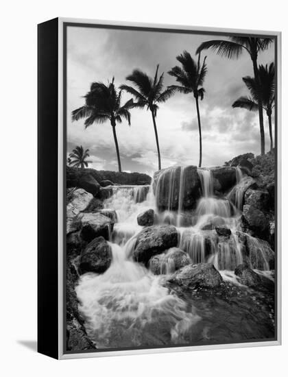 Hawaiian Falls, Big Island-Monte Nagler-Framed Premier Image Canvas