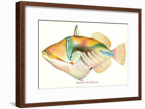 Hawaiian Fish, Nakunuku-null-Framed Art Print