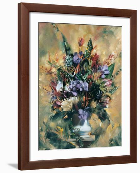 Hawaiian Flowers-Deborah Roundtree-Framed Art Print