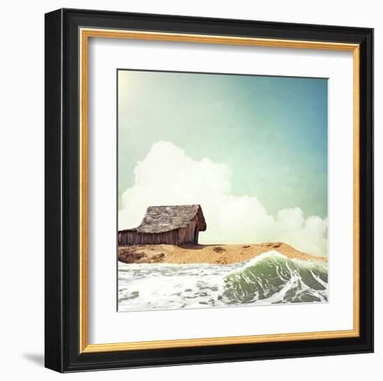 Hawaiian Memories V-null-Framed Art Print