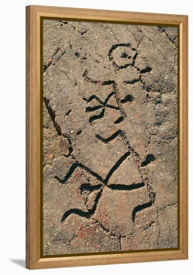 Hawaiian Petroglyph-Brad Lewis-Framed Premier Image Canvas