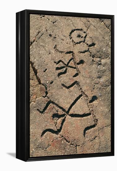 Hawaiian Petroglyph-Brad Lewis-Framed Premier Image Canvas