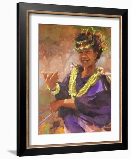 Hawaiian Princess II-Jeri Ireland-Framed Art Print