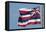 Hawaiian State Flag, Oahu, Hawaii-Michael DeFreitas-Framed Premier Image Canvas