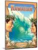 Hawaiian Surfers-Kerne Erickson-Mounted Art Print