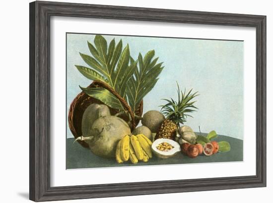 Hawaiian Tropical Fruits-null-Framed Art Print