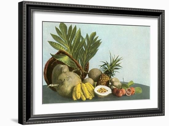 Hawaiian Tropical Fruits-null-Framed Art Print